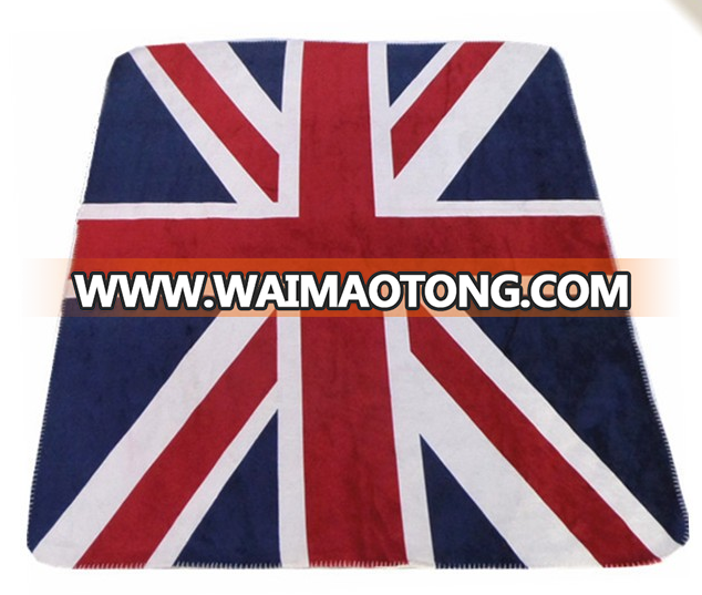 M word British style two sides micro fleece and Sherpa blanket