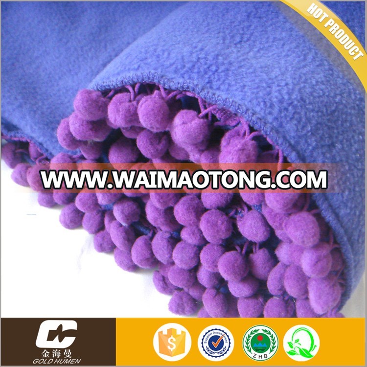 china factory micro fleece bedding set and 100%polyester cushion blanket