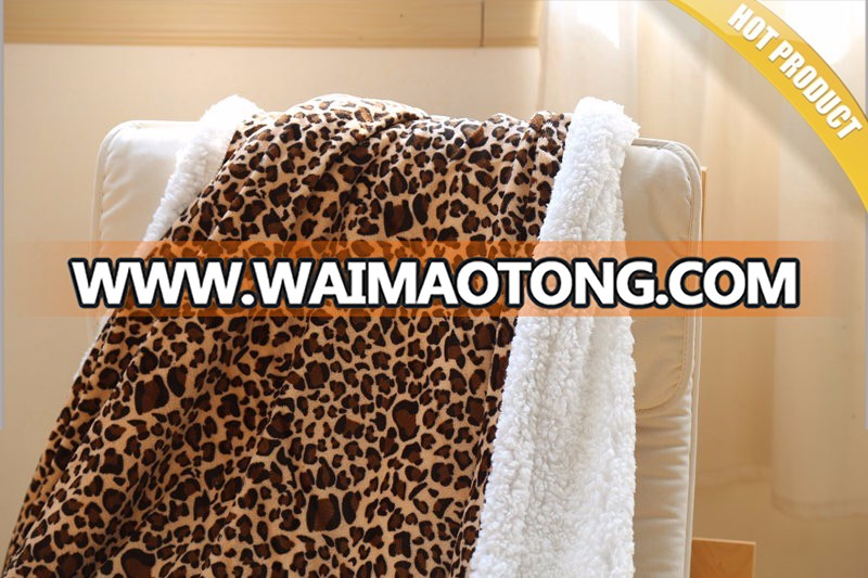 High quality spring autumn winter thick warm double layer Sherpa blanket