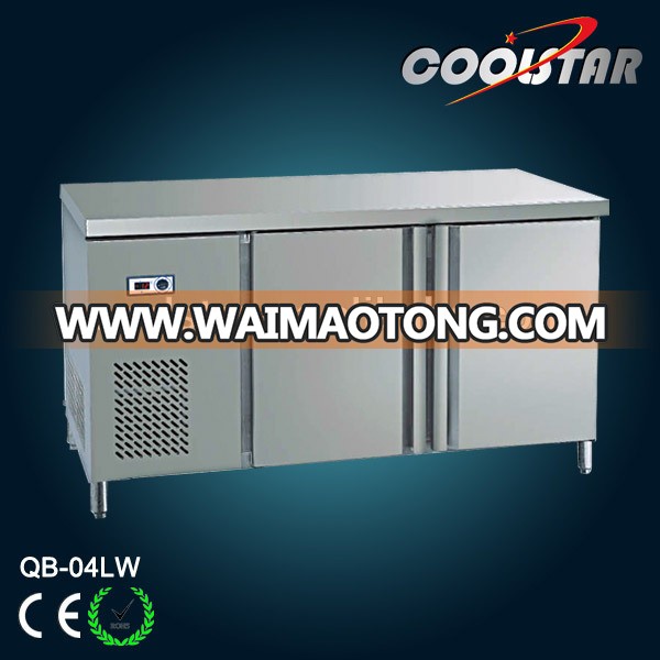 commercial Kitchen upright display Refrigerator stainless steel