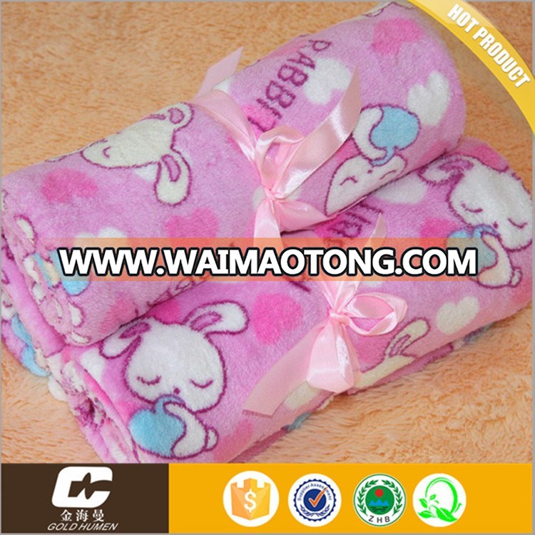 Colorful Safety newborn baby blanket polar fleece blanket for baby soft high quality