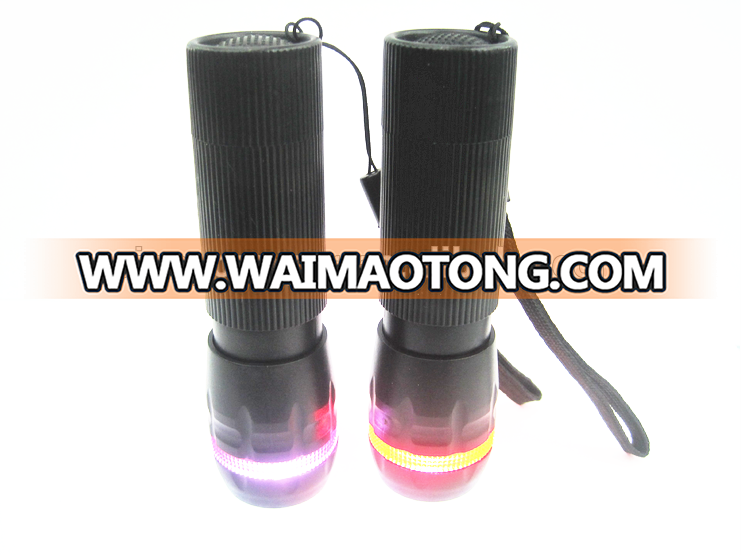 Hot selling 1W zoomable plastic LED flashlight for promotio<em></em>nal gift