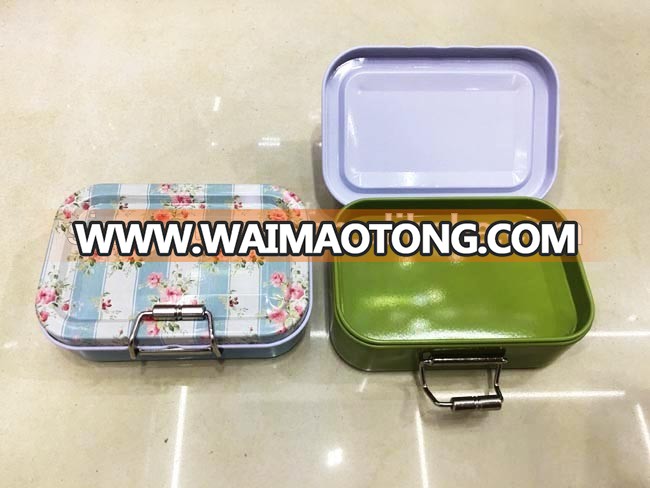 Pocket round fancy mini tin package boxes for gift