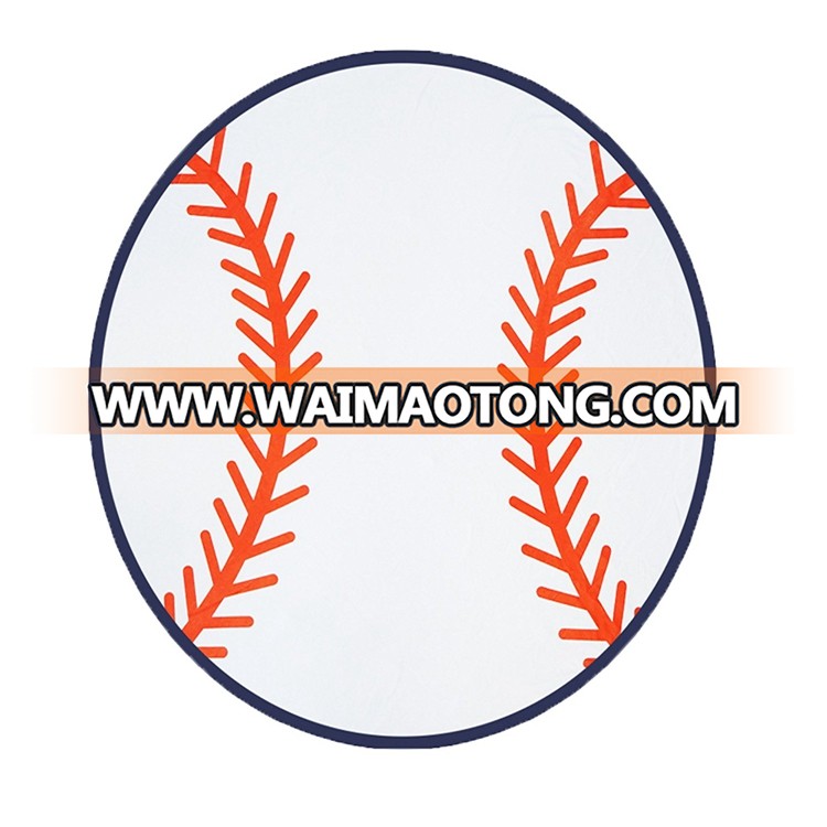 customized digital printed round beach towel