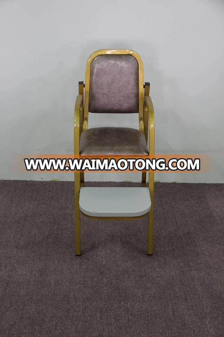 Wholesale high quality banquet aluminum baby chair for restaurant and hotel