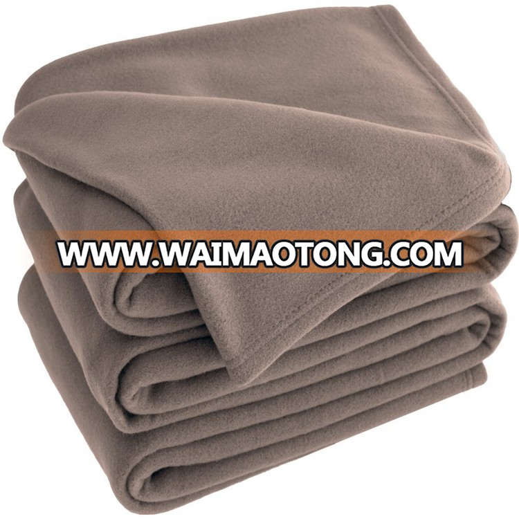 plain dyed soft polar fleece