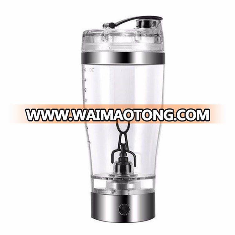 Powerful And Portable 450ML USB Rechargeable Electric Automatic Protein Mixer Shaker Bottle Great For Gift