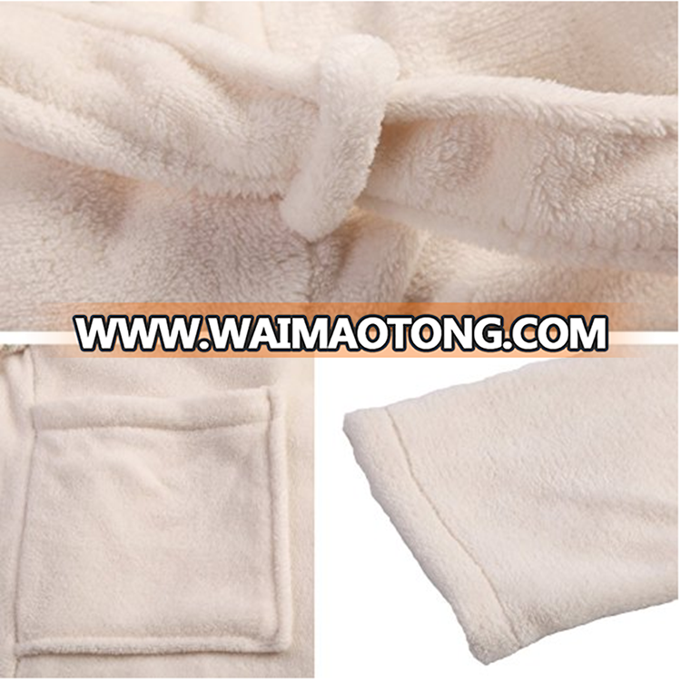 2018 warm home textiles sexy white women pajamas winter bathrobe