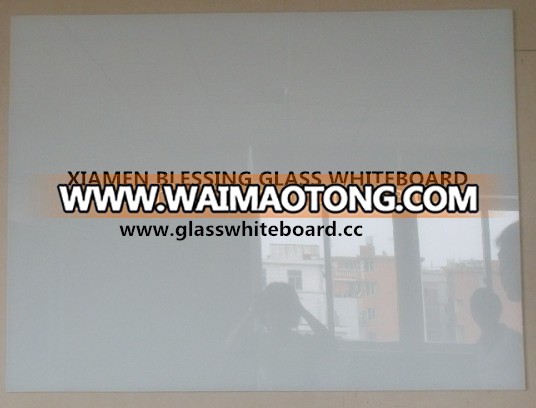 logo printed magnetic glass notice board