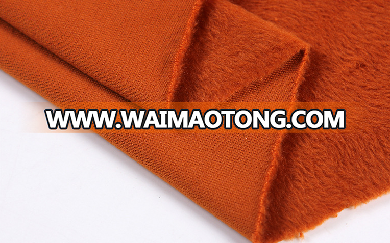 thick warm plain dyed micro-mink fleece fabric for bedding sets