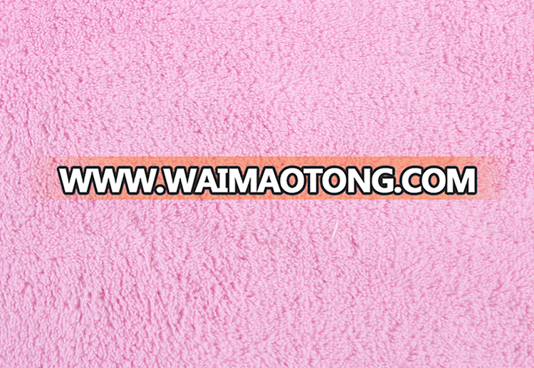 cheap price in bulk plain dyed coral fleece for garment