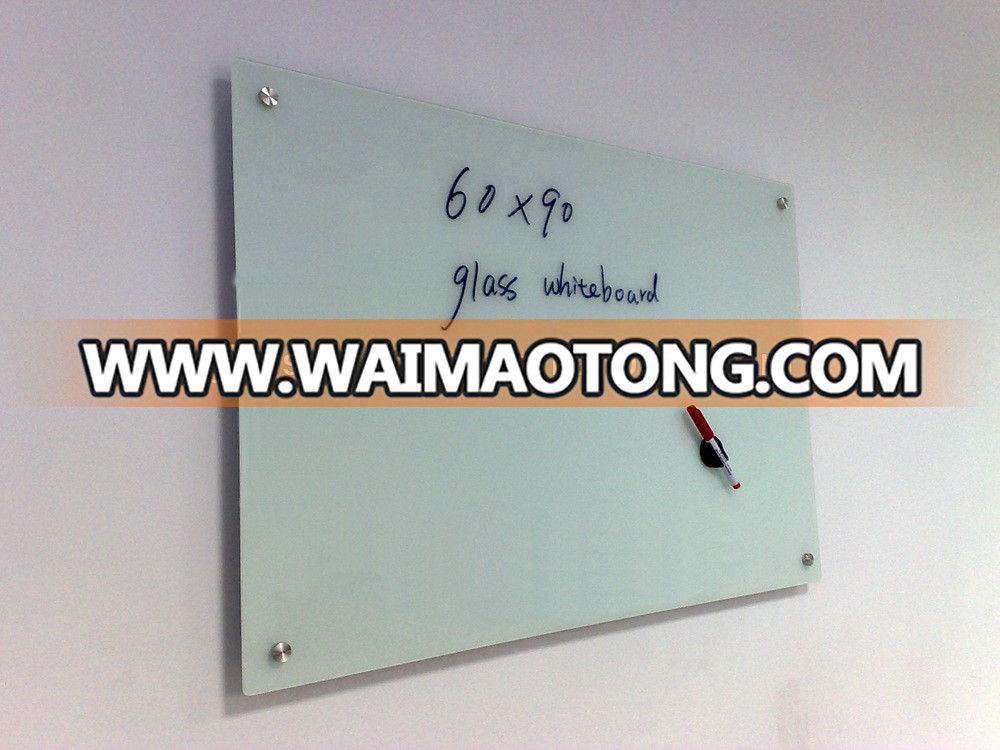 Blue Mobile magnetic glass whiteboard