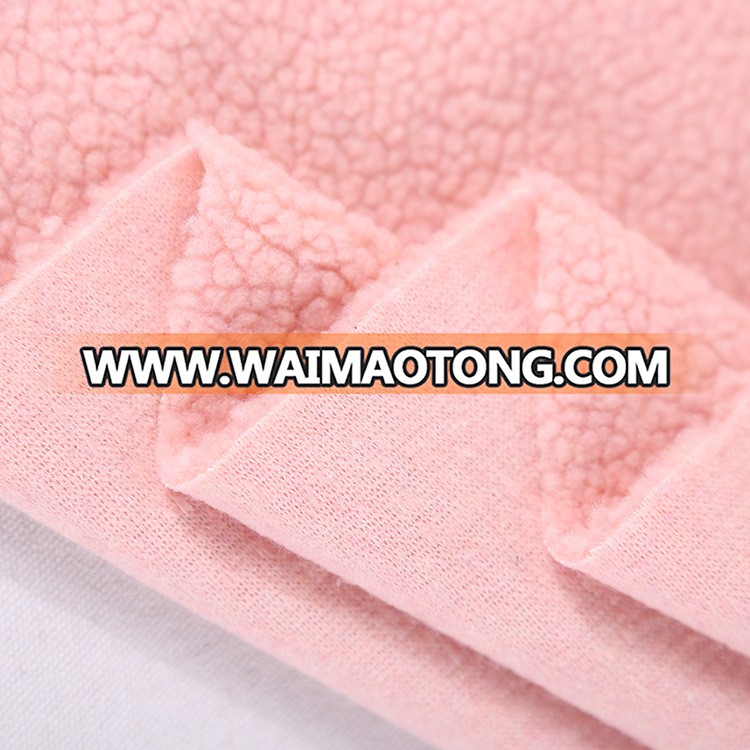 OEM Colorful Cheap Wholesale High Quality sherpa fabric for bedding/blankets