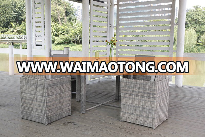 Outdoor Furniture Wicker Restaurant Dining Set