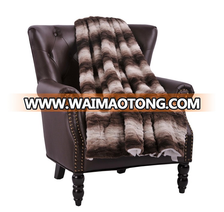 wholesale pv animal printed super soft warmth throw sherpa mink blanket