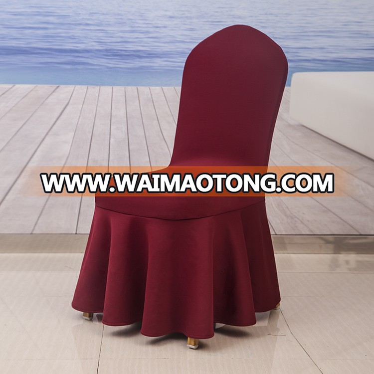 Wholesale China made factory supply wedding celebration Party elastic and chair cover