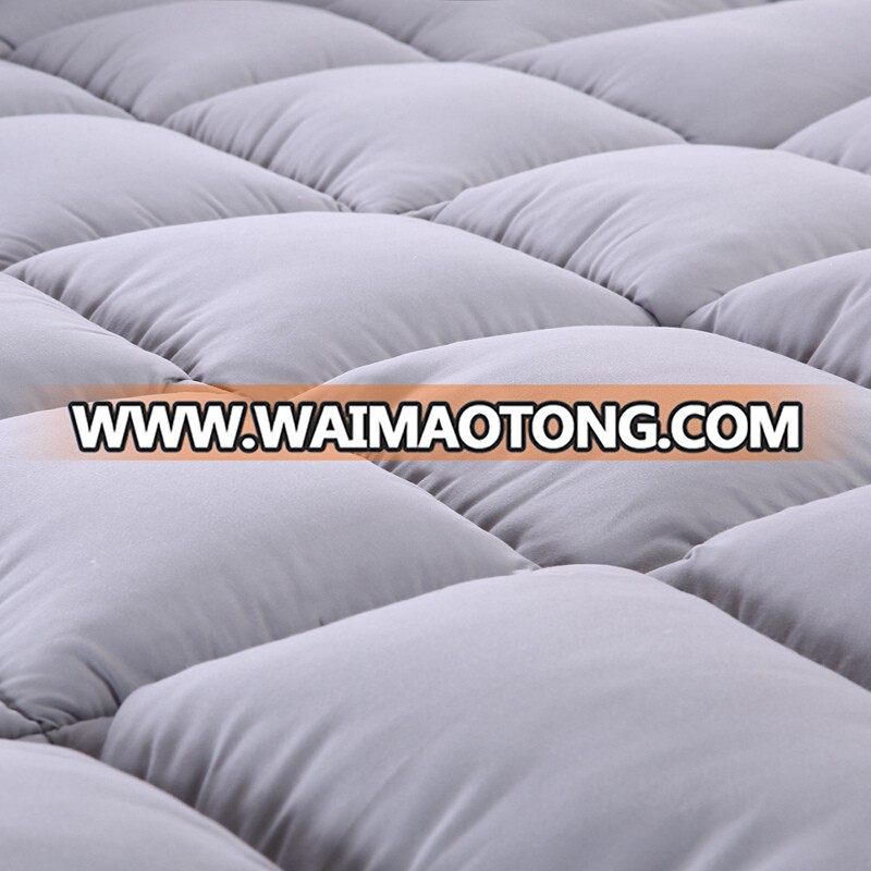 Wholesales Chinese Supplier Mattress Pad Soft Bed Mattress Gusset Style Mattress Toppers For Hotel / Home Bed Linen