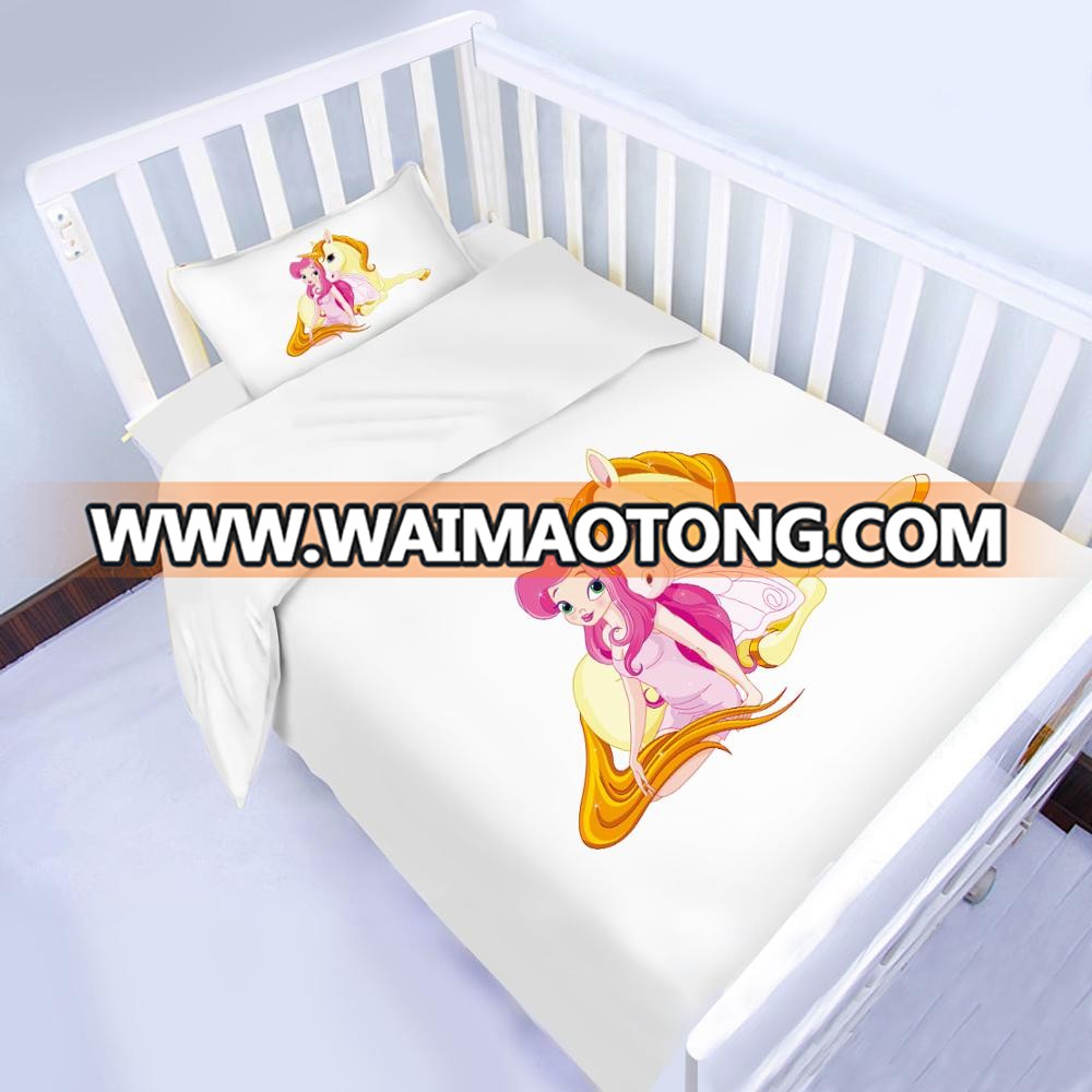 Unicorn and Fairy Princess 3d Baby Comforter set