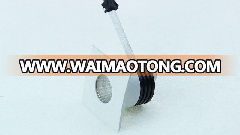 Free sample factory 3w led COB mini spotlight cabinet light from zho<em></em>ngshan China