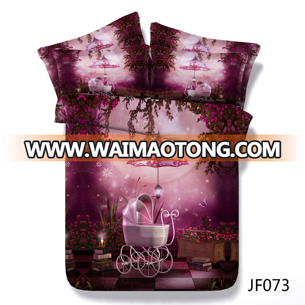 Popular Galaxy Theme New 3d HD digital print Bed linen