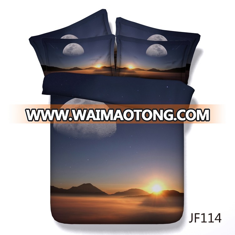 Lovely Desert Sunrise 3d Hd digital print bed set