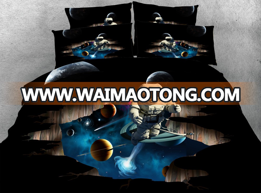 Alien River and Planets oil painting by artist Masterspray 3d bed set