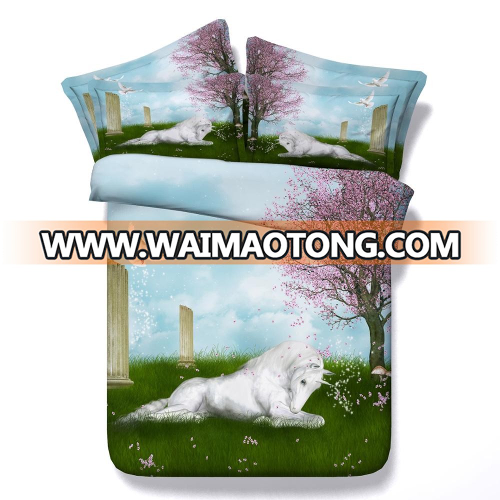 Fairy Swing and Butterfly Latest 3d HD digital print bedding 3d set