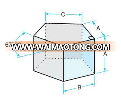 penta prism/plastic optical prism/ optical lens prism