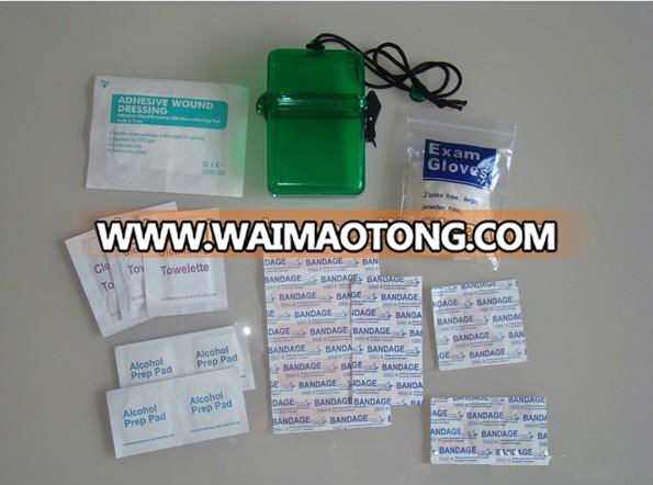 V-FB63 Promotio<em></em>nal Portable Medical Outdoor Small Plastic Pocket First Aid Kit Box