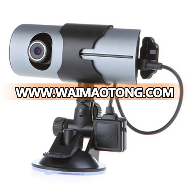 Dual Camera Car Black Box R300 X3000 Car DVR with GPS Logger and 2.7" TFT LCD Dash Cam Video Camcorder