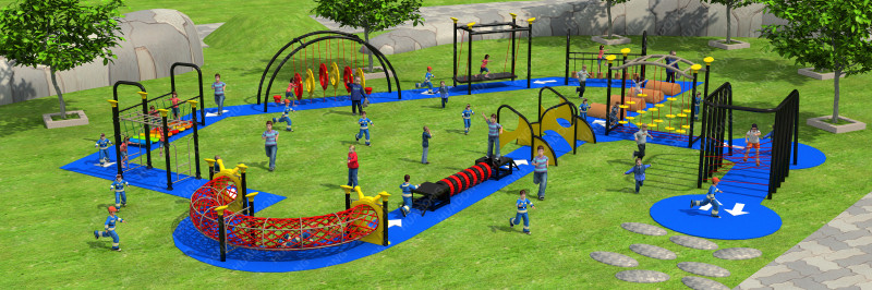 High Quality Kindergarten Residential Outdoor Playground Equipment