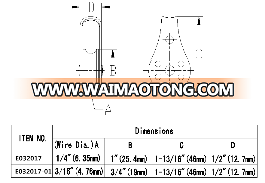 Good quality with best price Kayak Stainless Steel Pulley Block