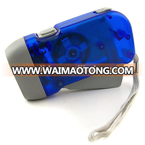 Hand Press dynamo led Flashlight & torch manufacturer