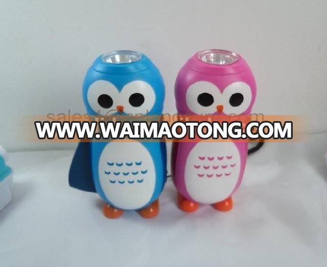 promotio<em></em>nal LED animal shape dynamo torch animal flashlight