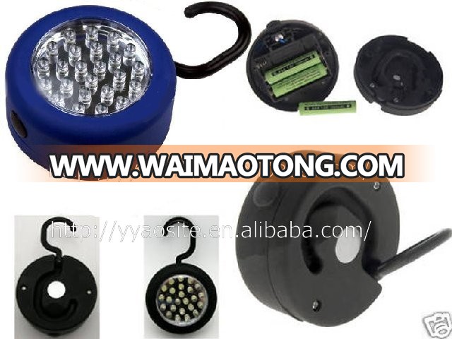 24 LED work light with hook magnet hook light