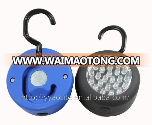 24 LED work light with hook magnet hook light