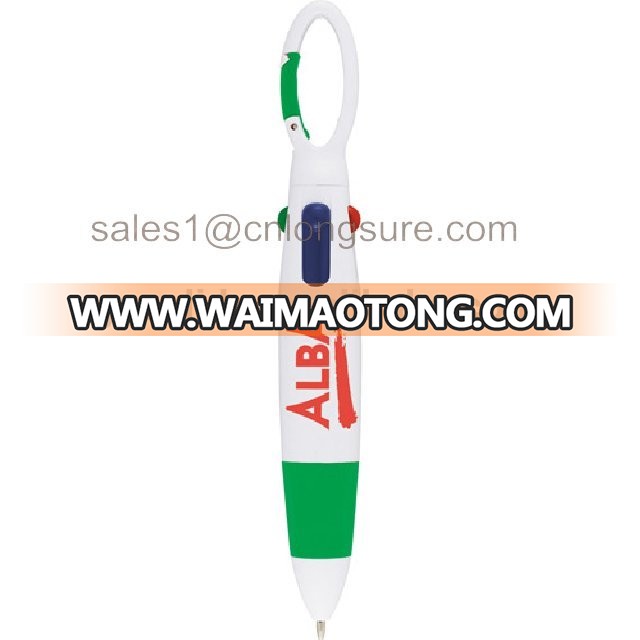 plastic fat pen with 4 in 1 color