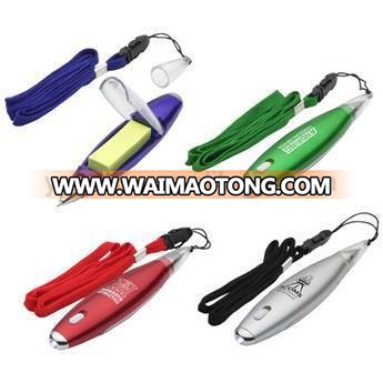 custom logo advertising ballpoint pen multi fuction ballpoint pen with light and sticky note