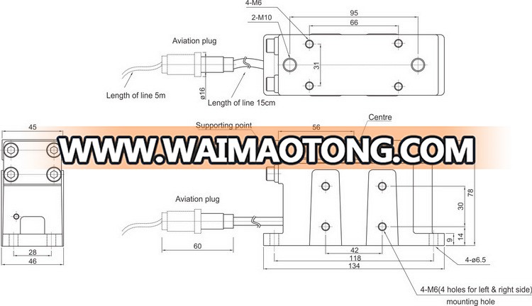 LEESUN 2015 tension sensor/detector load cell for offset printing machine