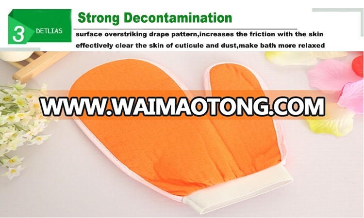 beautiful colorful exfoliating kids bath spo<em></em>nge glove cheap exfoliating bath gloves