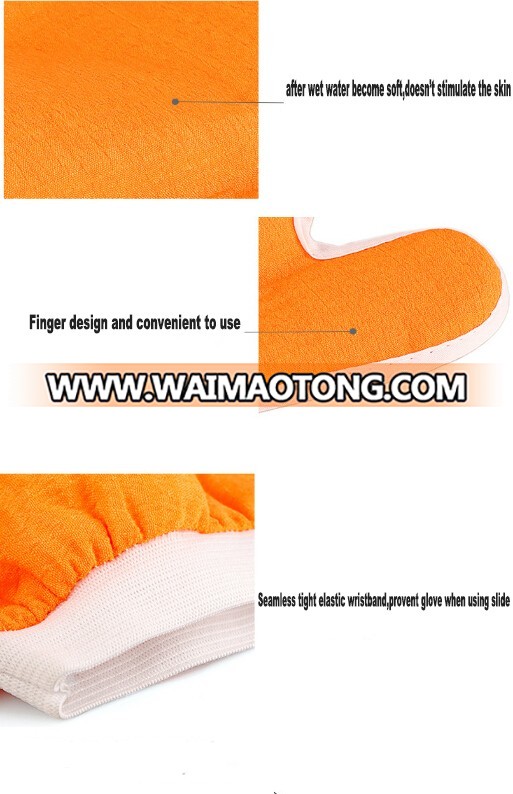 beautiful colorful exfoliating kids bath spo<em></em>nge glove cheap exfoliating bath gloves