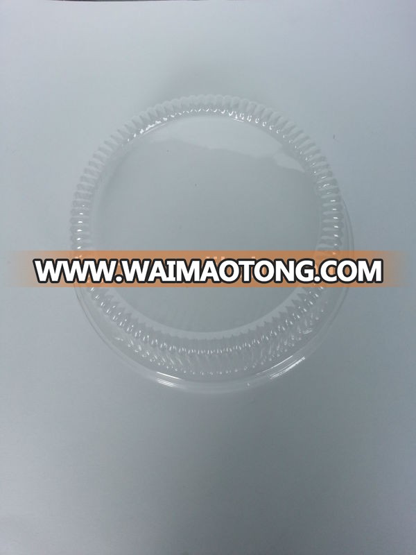 transparent plastic BOPS popcorn bucket lid