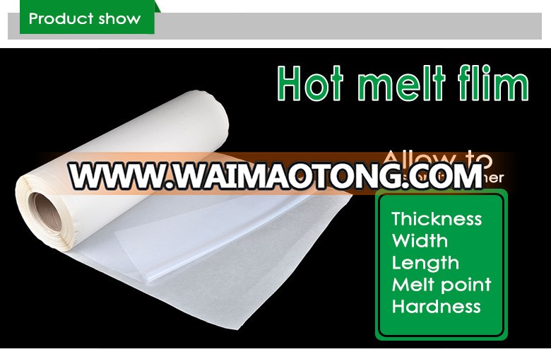 Qingyi tpu hot melt adhesive film for seamless pockets