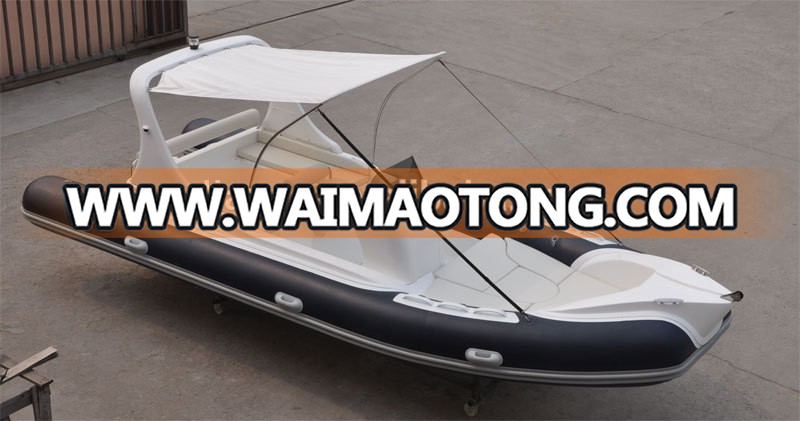 Liya 6.2m rib inflatable hyplaon boat offshore leisure boat outboard engine rowing boat