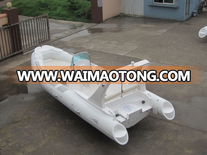 Liya 6.2m 20ft rib boat hypalon fiberglass hull inflatable boat canoe rib 620