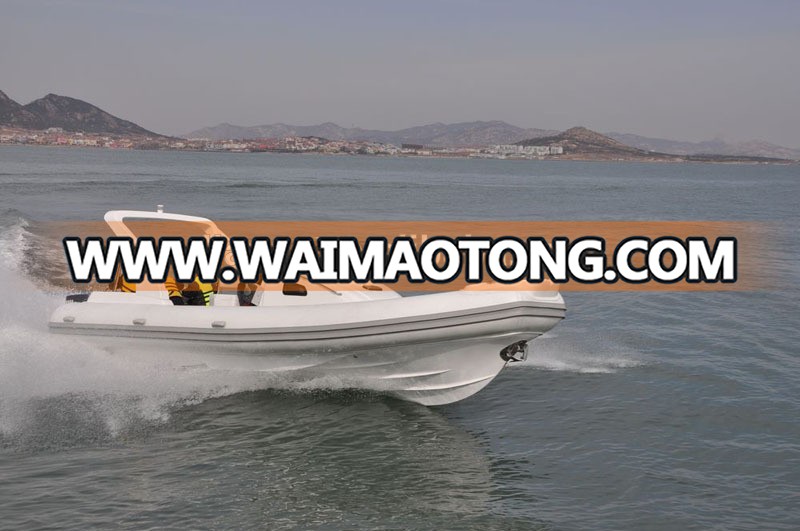 Liya 8.3m cheap rib boat large fiberglass passenger boat