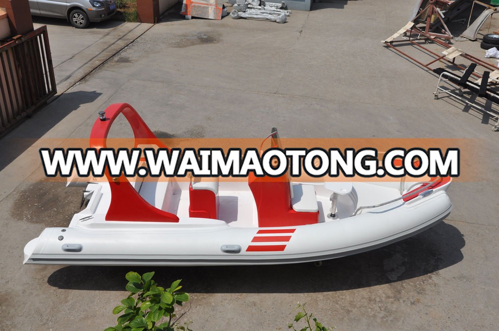 Liya 19ft center co<em></em>nsole po<em></em>ntoon boats fiberglass rib boat inflatable semi boat