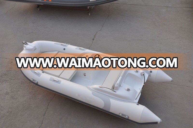 Liya 4.3m luxury rib hypalon boat 40hp outboard motor boat electrical motor boat