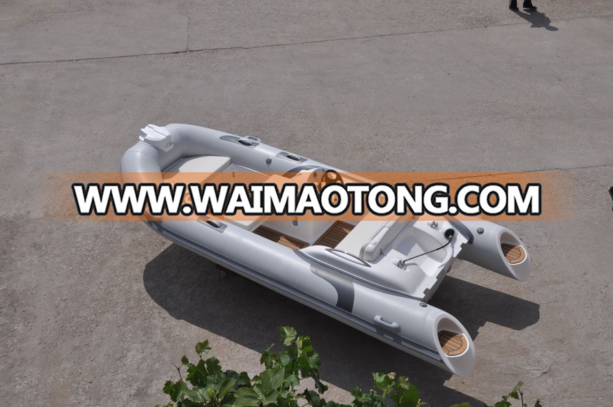 Liya 4.3m luxury rib hypalon boat 40hp outboard motor boat electrical motor boat