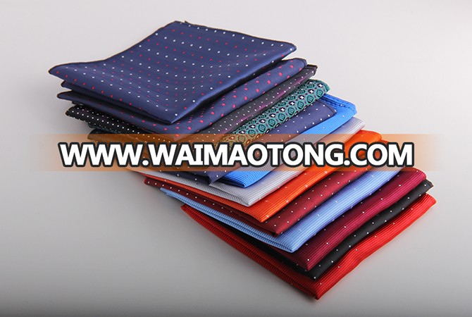 100%polyester 2015 latest fashion design pocket square